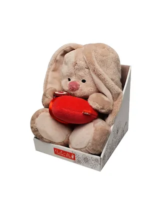 Мягкая игрушка Зайка Ми с сердечком (18 см) (SidS-011) 2403014