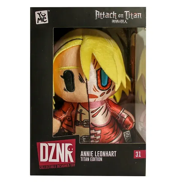 Коллекционная плюшевая фигурка DZNR Attack on Titan Энни Леонхарт, YuMe, (11х13х19), (11537) 3083463 — 2