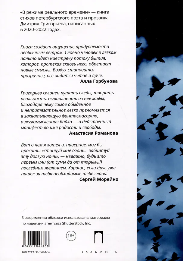 Книга В режиме реального времени. Стихотворения 2020-2022 годов (Дмитрий Григорьев) — 2