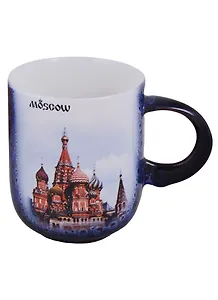 ГС Кружка Москва синяя Собор Василия Блаженного (керамика) (290 мл) (3032513)
