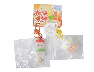 Брелоки парные Азиатские снеки (Кружка и шарики данго) (ПВХ) (4,7х4,5) (12-34804-202508-XP36)