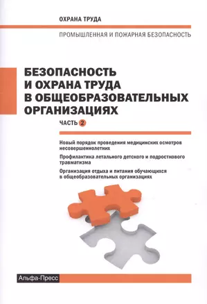 Безопасность и охрана труда в общеобразовательных организациях. Часть 2. Новый порядок проведения медицинских осмотров несовершеннолетних. Профилактика летального детского и подросткового травматизма — 2622091 — 1