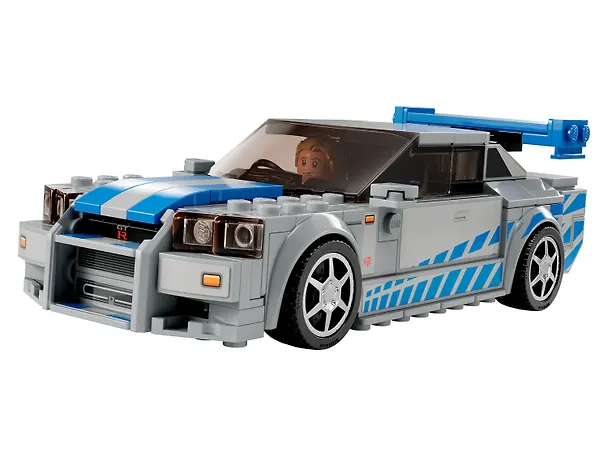 76917 Конструктор детский LEGO Speed Champions Автомобиль Skyline GT-R (R34), 319 деталей, возраст 9+ 3169392 — 4