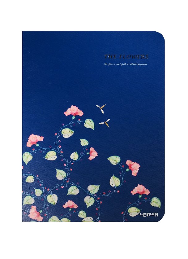 Тетрадь общая «The flowers», 48 листов в линейку, А5 - Lenwa 241054 — 1