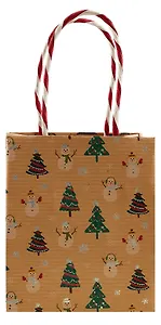 Пакет А6 14*11*6 "Снеговички" Новый год, бум.мат.