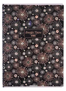 Тетрадь в клетку Academy Style, "Листья паттерн", А4, 96 листов, в ассортименте