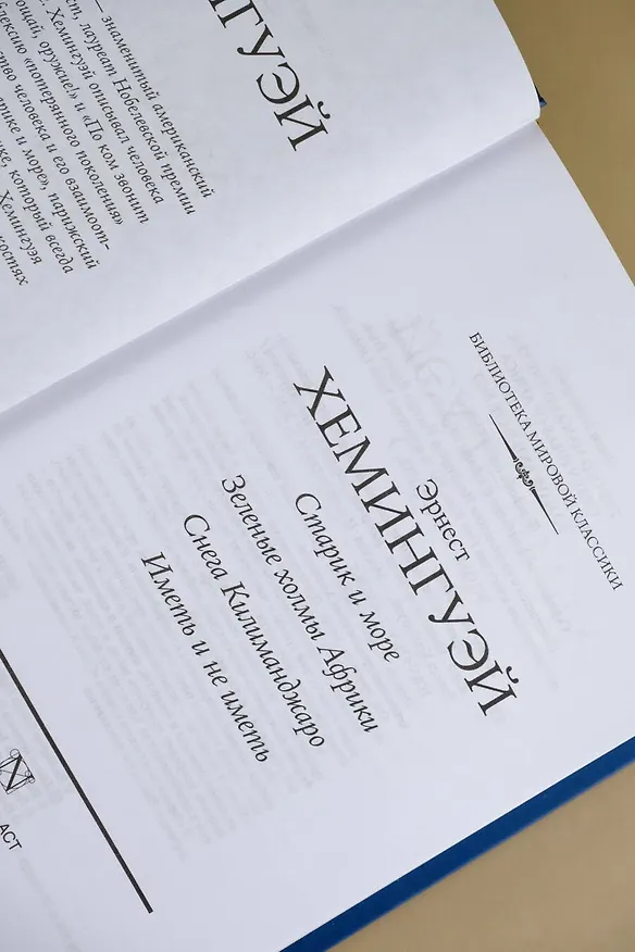 Книга Старик и море. Зеленые холмы Африки. Снега Килиманджаро. Иметь и не иметь (Эрнест Миллер Хемингуэй) — 10