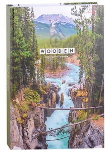 Книга для записей А4 200л кл. "УЩЕЛЬЕ В ЛЕСУ" 7БЦ, глянц.ламинация