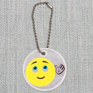 Подвеска светоотражающая "Приветливый смайл" СО-7515 349011