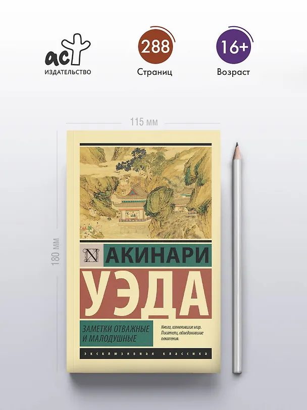 Книга Заметки отважные и малодушные (Акинари Уэда) — 5