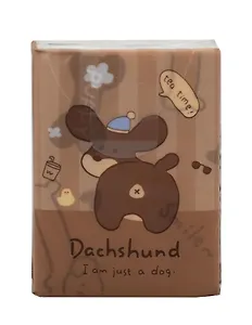 Салфетки бумажные Собачки (3-х слойные, цветные) (210х210) (8шт) (12-SENWEN-PP9046)