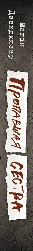 Книга Пропавшая сестра (Меган Дэвидхизар) — 3