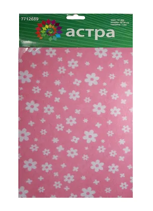 Набор листового декоративного фетра Цветочки (7714025-614) (1,0мм) (упаковка) 2500489