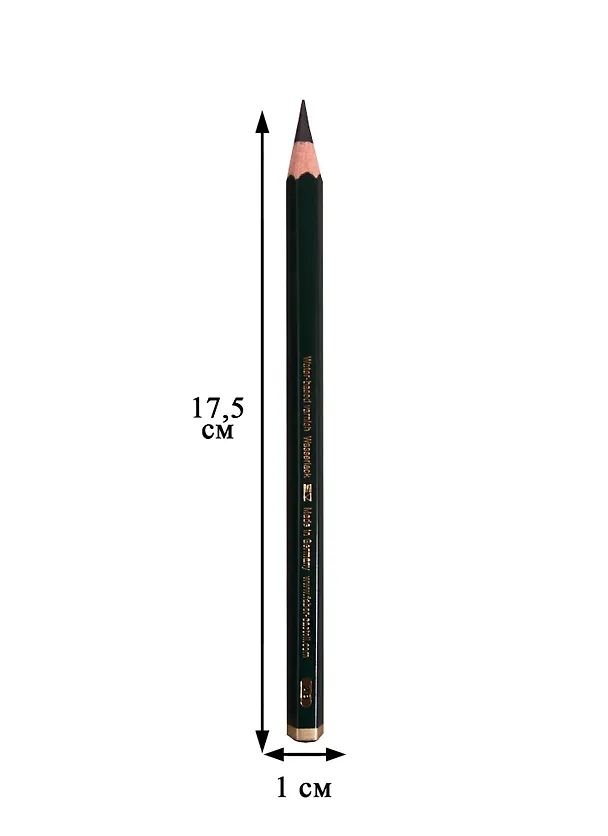 Карандаш перманентный д/письма по стеклу, фарфору Faber-Castell, черный 255909 — 2