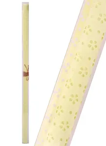 Бумага упаковочная 50*250 мятная с вырубн.узором, инд.уп.