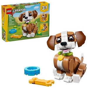 31382 Конструктор LEGO Creator 3-in-1 Милые животные: игривый щенок, 336 деталей, возраст 8+