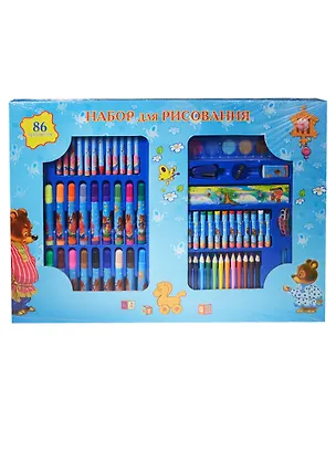 Набор для детского творчества 86 предметов "Любимые сказки. Три медведя" к/к, инд.уп., Unnika 231100