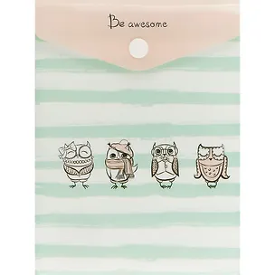 Папка-конверт «Be awesome», А6 247670