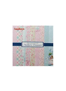 Набор бумаги для скрапбукинга 15*15см 190гр/м Мамины Сокровища, 24 листа