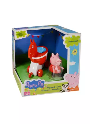 Игровой набор Росмэн т.м. Peppa Pig Каталка Лошадка с фигурками — 2547978 — 1