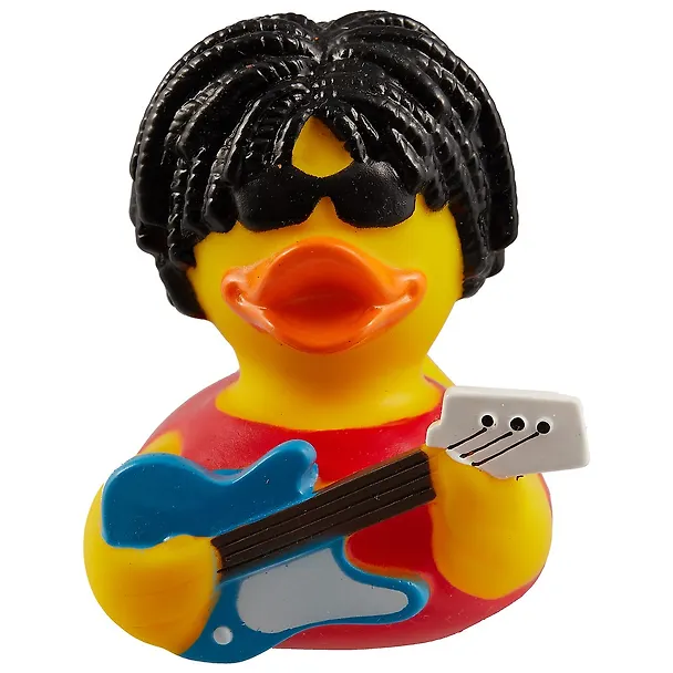 Игрушка для ванной, уточка резиновая FUNNY DUCKS "Уточка рокер"  (1948) 2563509 — 2