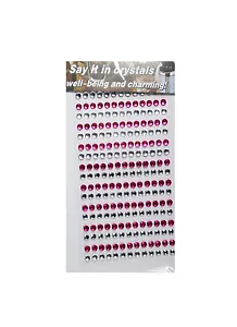 Стразы отдельные круглые крупные Say it in crystals (1461-3/7) (бел. и красн.)