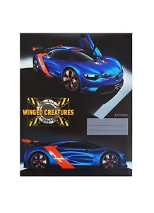 Дневник для ср. и ст.кл. "Эффектный автомобиль" интегр.обл., мат.лам., понтон.печать, Unnika