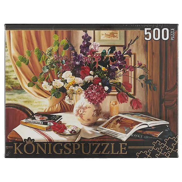 Пазл 500 эл. Konigspuzzle Робин Андерсон Нежный натюрморт (АЛК500-8338) (коробка) 2640684 — 1