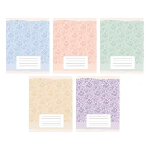 Тетрадь в линейку Listoff, "Узоры (Универсальная плашка)", 18 листов, в ассортименте 3033018