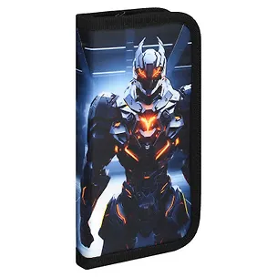 Пенал 1 отделение "Огненный робот" 20*10*2,5 см 3080573