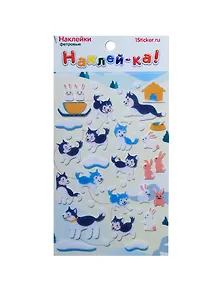 Наклейка декоративная фетровая 1 Собаки 3 (95х185) (Наклей-ка) (упаковка)