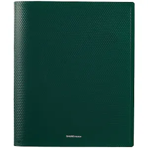 Папка 2кольца А4 "Diamond Original" 35мм, пластик, зеленый, Erich Krause