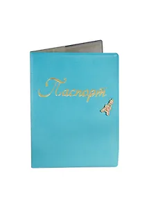 Обложка для паспорта со стразами Эйфелева башня (116421)