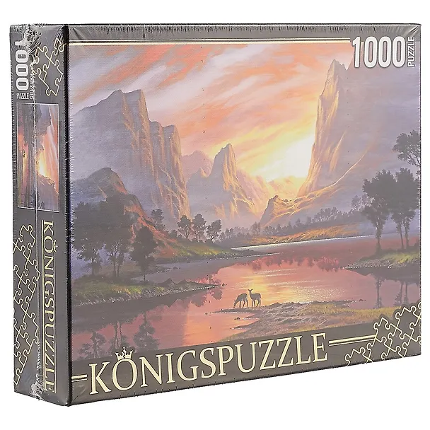 Пазл Königspuzzle 1000 эл.68,5*48,5см. Закат среди скал АЛК1000-6462 2640670 — 2