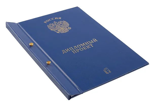 Обложка "Дипломный проект" ассорти, бумвинил 250742 — 3
