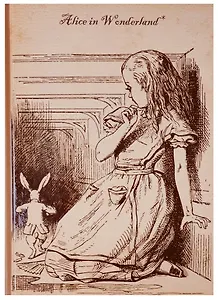 Блокнот "Алиса в стране чудес: Алиса и кролик"