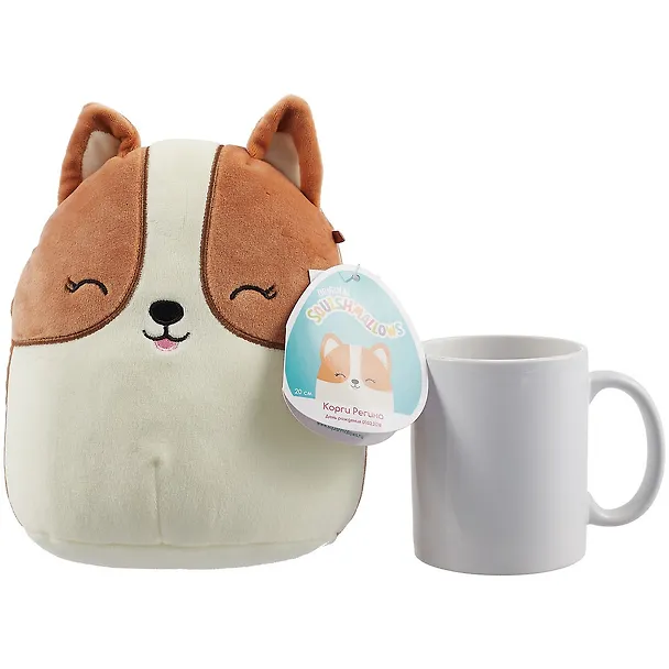 Мягкая игрушка Squishmallows Корги Регина (20 см) 2904256 — 3