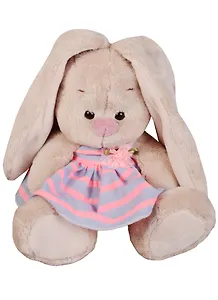 Игрушка мягкая Budi Basa, Зайка Ми в платье в полоску (малыш) 15 см SidX - 194