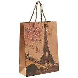 Пакет крафт Париж 14*18,5*10 (P395)