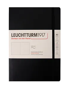 Книга для записей A5 61л тчк. "Classic" мягк.обл., черный, Leuchtturm1917