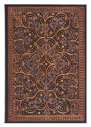 Книга для записей "Antiqua. Синий" А5, 128 л. в линейку, цв. внутрен. блок 3164513