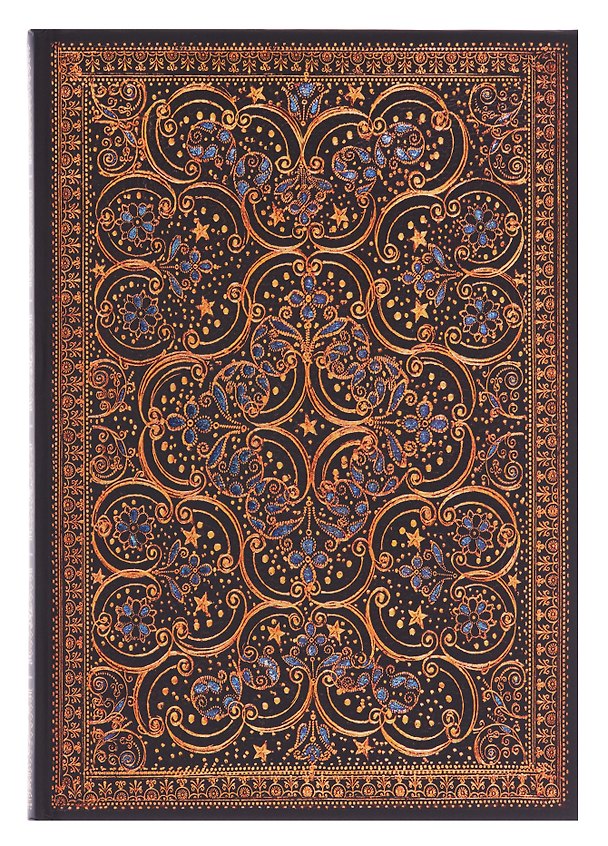 Книга для записей "Antiqua. Синий" А5, 128 л. в линейку, цв. внутрен. блок 3164513 — 1