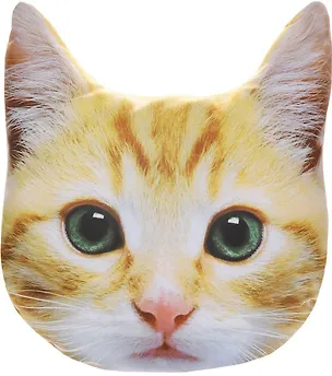 Подушка декоративная Котенок Гриша (40x40см) Gift'n'home (PLW-Face Гриша) 2546094