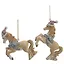Фигурка декоративная подвесная Лошадка бежевая, 2 варианта (9х2х8) — 3126940 — 1