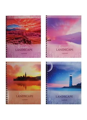 Тетрадь в клетку Unnika, "Сказочные дали", 80 листов, в ассортименте 237589