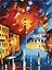 Картина по номерам 30х40 см. 30 цветов. На подрамнике. "Яркий вечер в Венеции" — 3049813 — 1