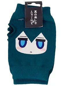 Перчатки без пальцев Аниме Глаза (текстиль) (13х8)