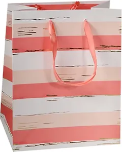Пакет подарочный бумажный "Полоски", А5