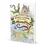 Большая раскраска с мелкими деталями и цветными фрагментами: Легенда о драконе — 2974279 — 1