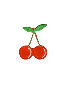 Термонаклейка Красные вишенки (629055) (5х5см) (упаковка)